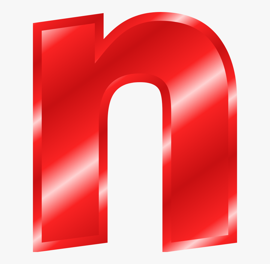 Effect Letters Alphabet Red - Alfabeto Vermelho, Transparent Clipart