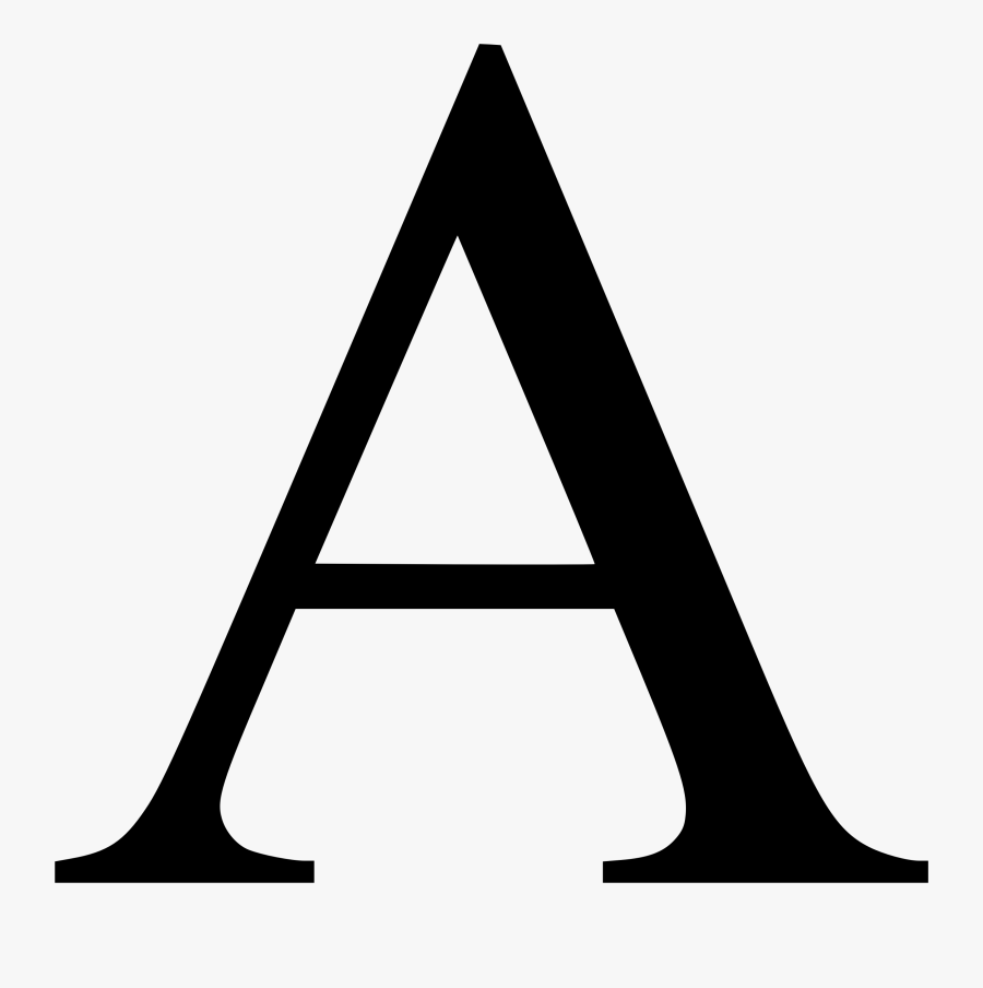 Authors Letter Clipart, Vector Clip Art Online, Royalty - Letter A Png, Transparent Clipart