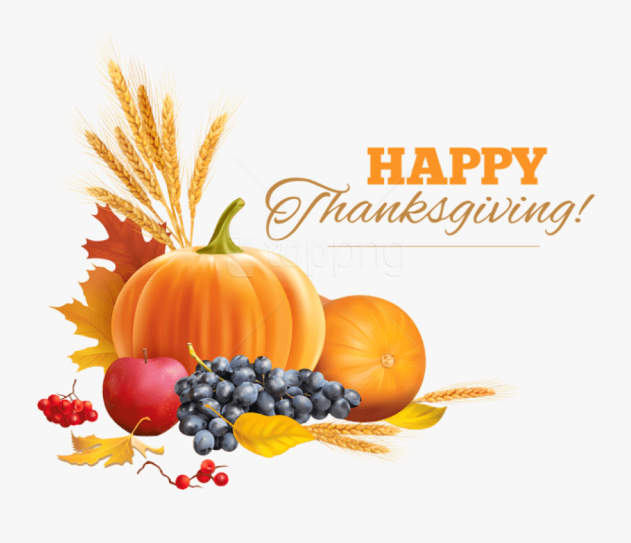 Happy Thanksgiving Clipart Blessed - Happy Thanksgiving No Background, Transparent Clipart