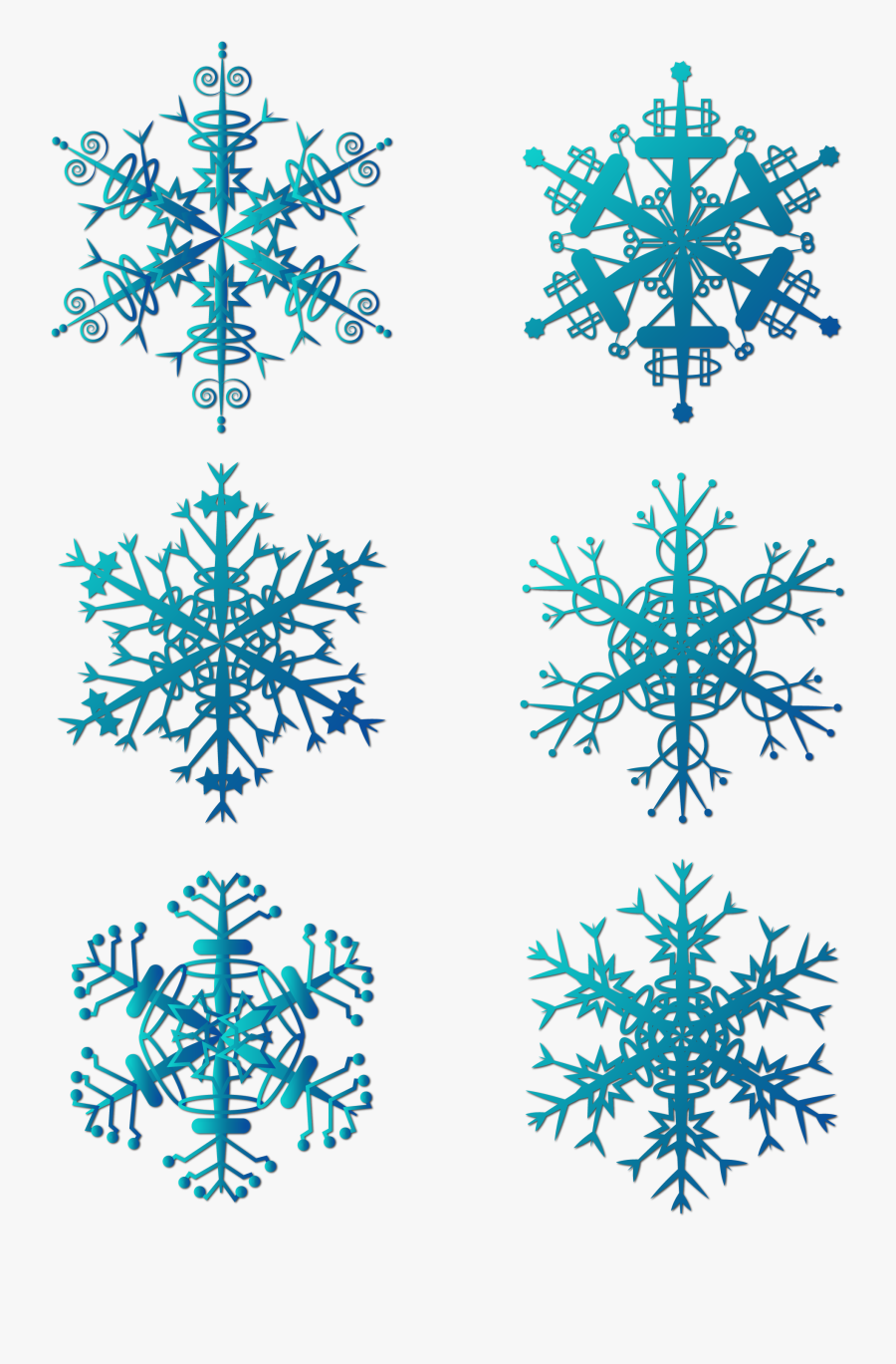 Transparent Snowflake Banner Clipart - Motif, Transparent Clipart