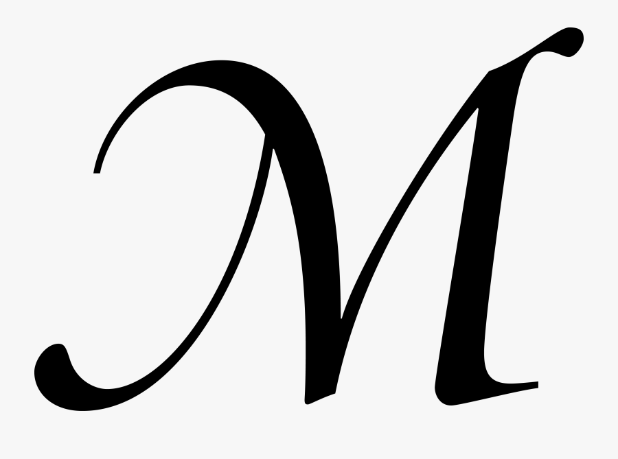 Clip Art M Letters - M Letter, Transparent Clipart
