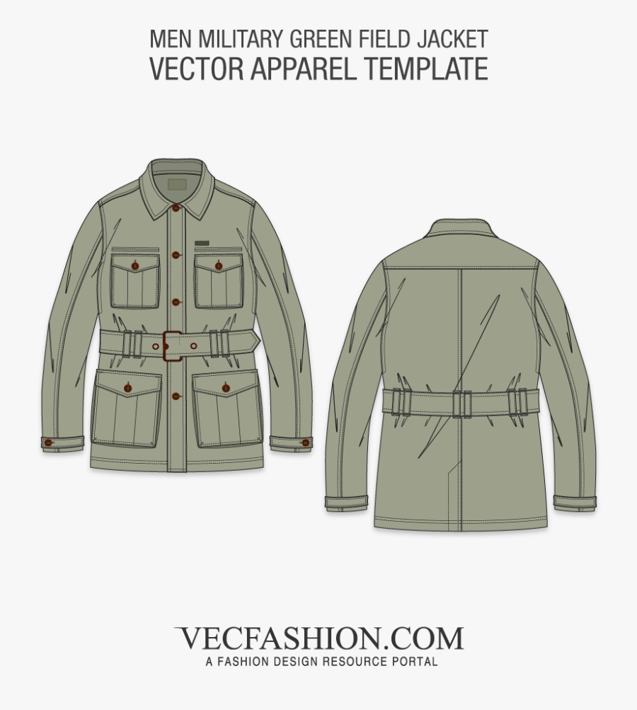 Clip Art Military Template Vecfashion - Round Neck T Shirt Vector, Transparent Clipart