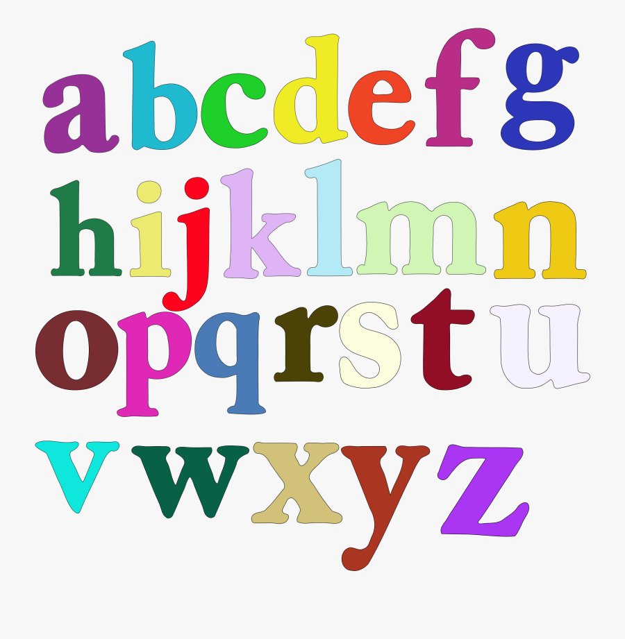 Clipart - Alphabet Small Png, Transparent Clipart