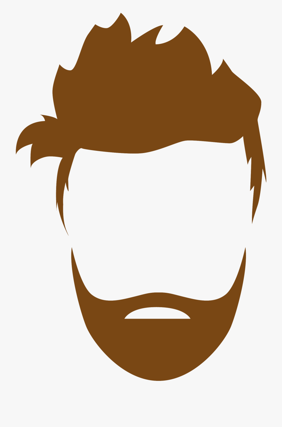 Grow A Beard Then We Ll Talk Clipart , Png Download - Face Logo In Png, Transparent Clipart