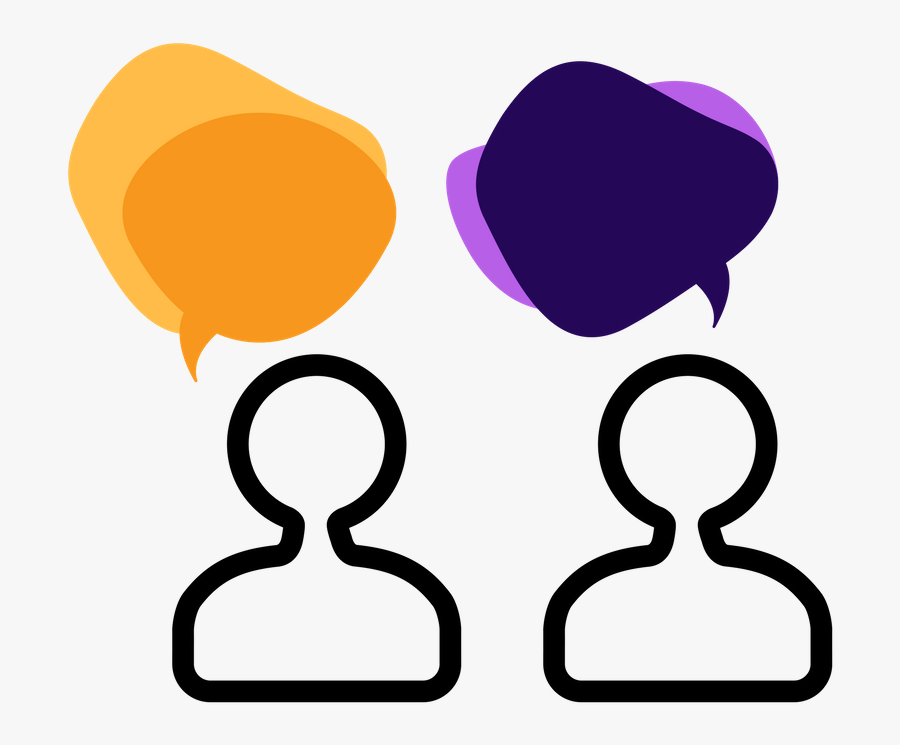 How To Talk About The Walk For Change, Barcc, And More - Png Two People Talking, Transparent Clipart