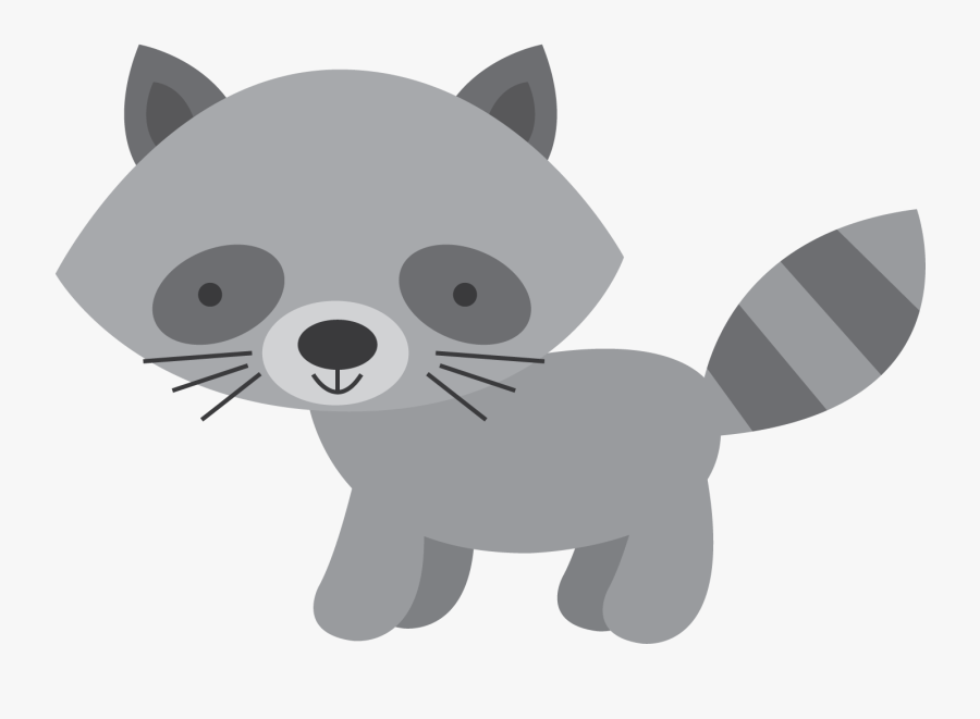 Floresta E Safari - Racoon Clipart Transparent, Transparent Clipart