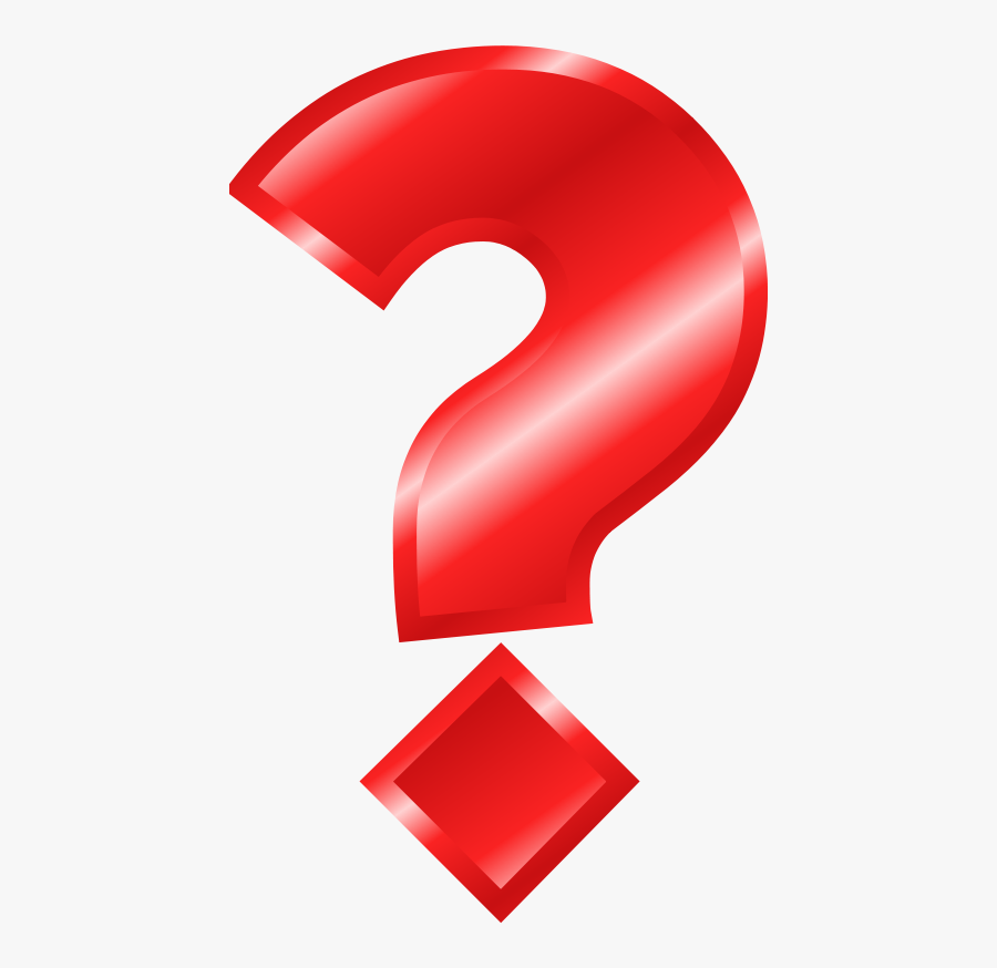 Effect Letters Alphabet Red - Question Mark Clip Art, Transparent Clipart