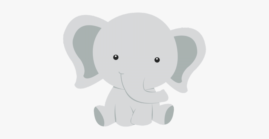 Safari Clipart Baby Elephant - Png Baby Shower Elephant Clip Art, Transparent Clipart