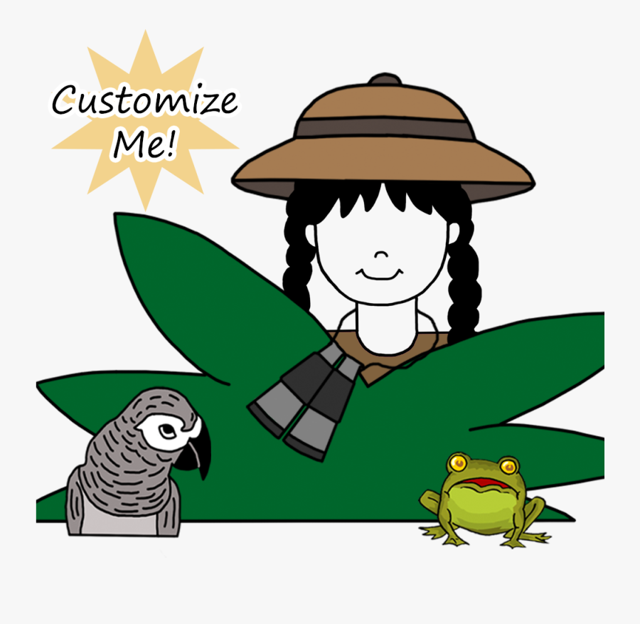 Jungle Or Safari Birthday Party Invitation - Cartoon, Transparent Clipart