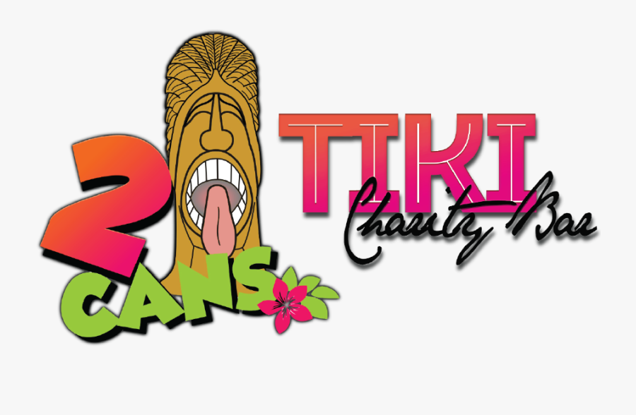 2 Cans Tiki Bar-01 - Graphic Design, Transparent Clipart