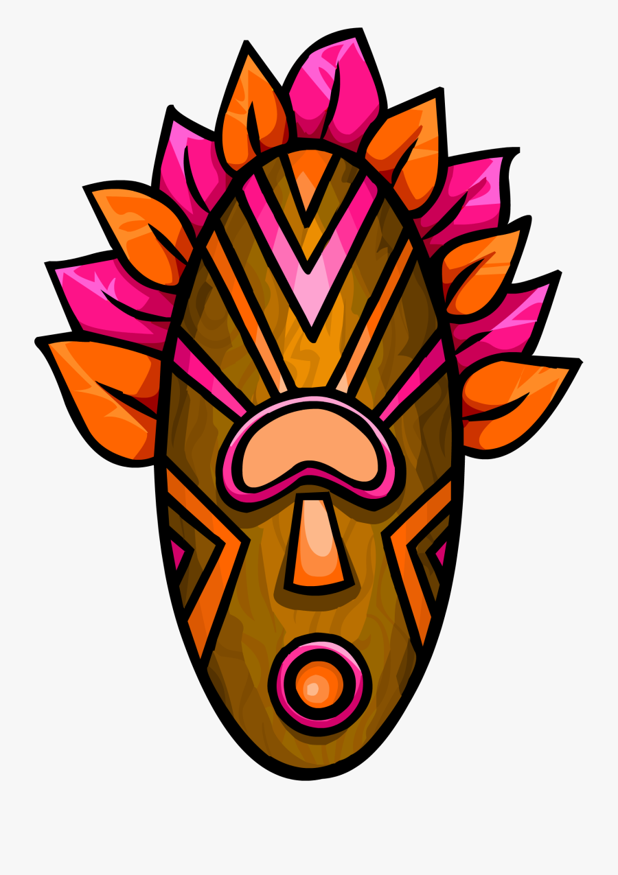 Tiki Mask Clipart, Transparent Clipart