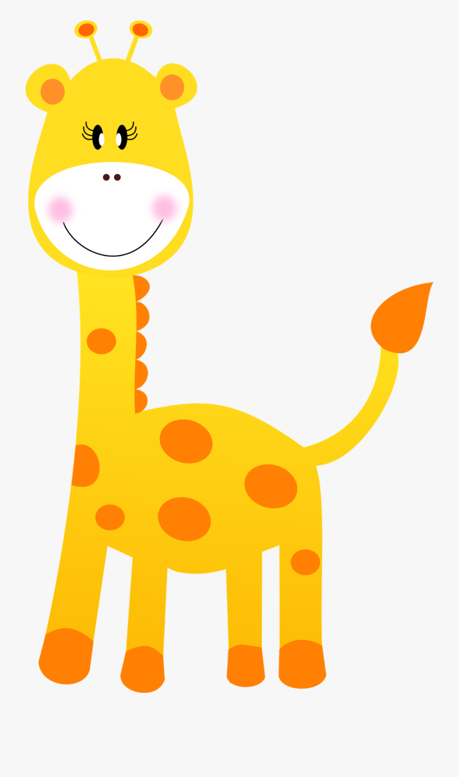 Bichinhos Safari Png - Safari Giraffe Clipart, Transparent Clipart
