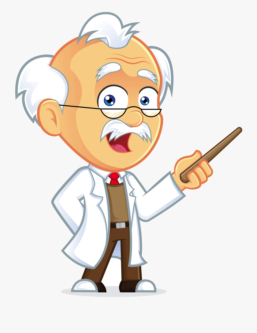 Transparent To Talk Clipart - Cartoon Professor, Transparent Clipart