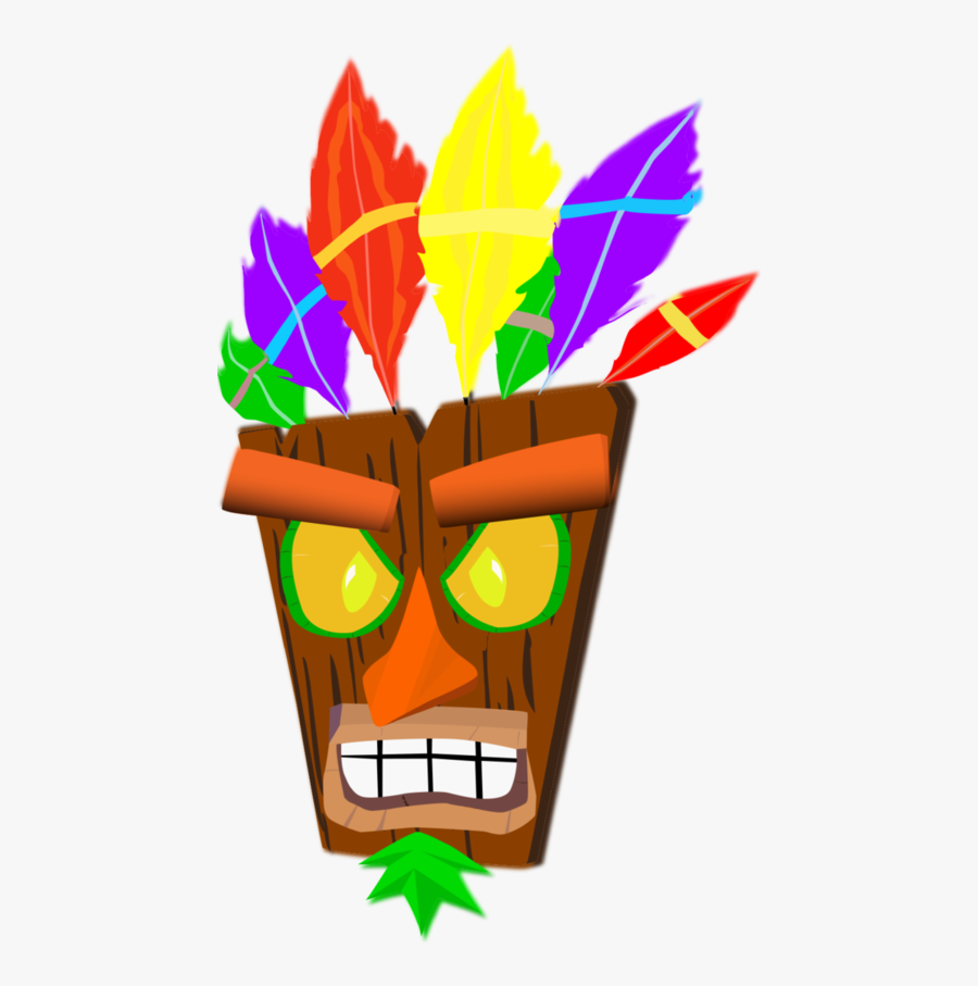 Tiki Mask, Crash Bandicoot, Vision Boarding, Fan Art, - Crash Bandicoot Uka Uka, Transparent Clipart