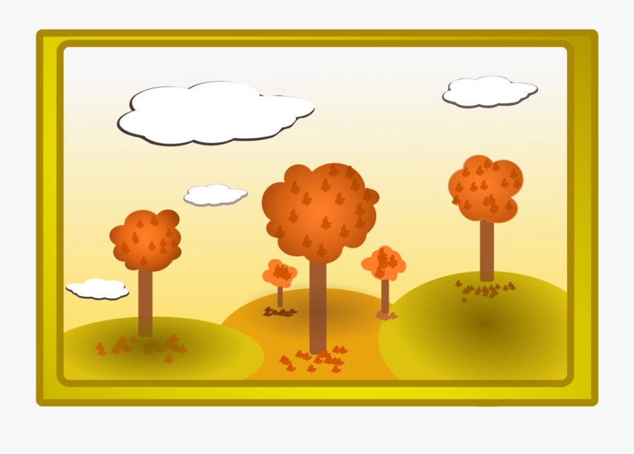 Fall Landscape 3 Svg Clip Arts - Fall Field Clip Art, Transparent Clipart