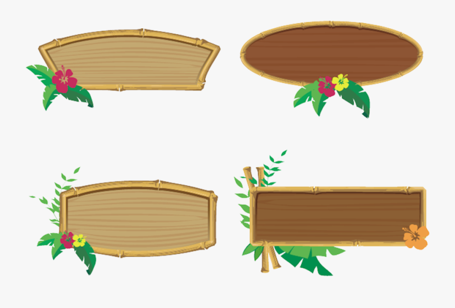 Picture Frames, Tiki Culture, Royaltyfree, Wood, Table - Frame Bamboo Png, Transparent Clipart