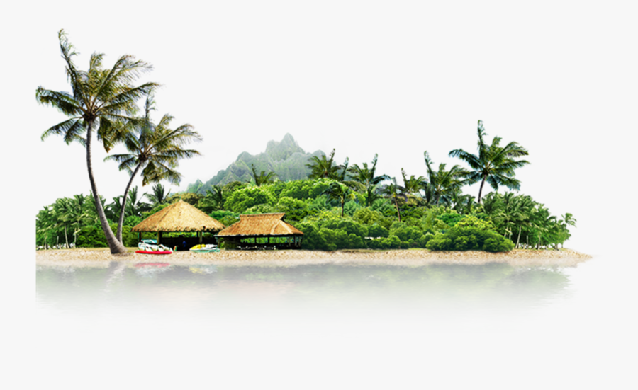 Cool Landscape Clipart - Transparent Island Png, Transparent Clipart