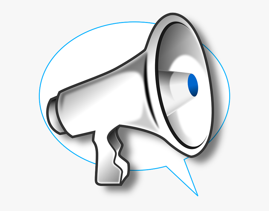 Megaphone Clip Art At Clker - Public Service Announcement Logo, Transparent Clipart