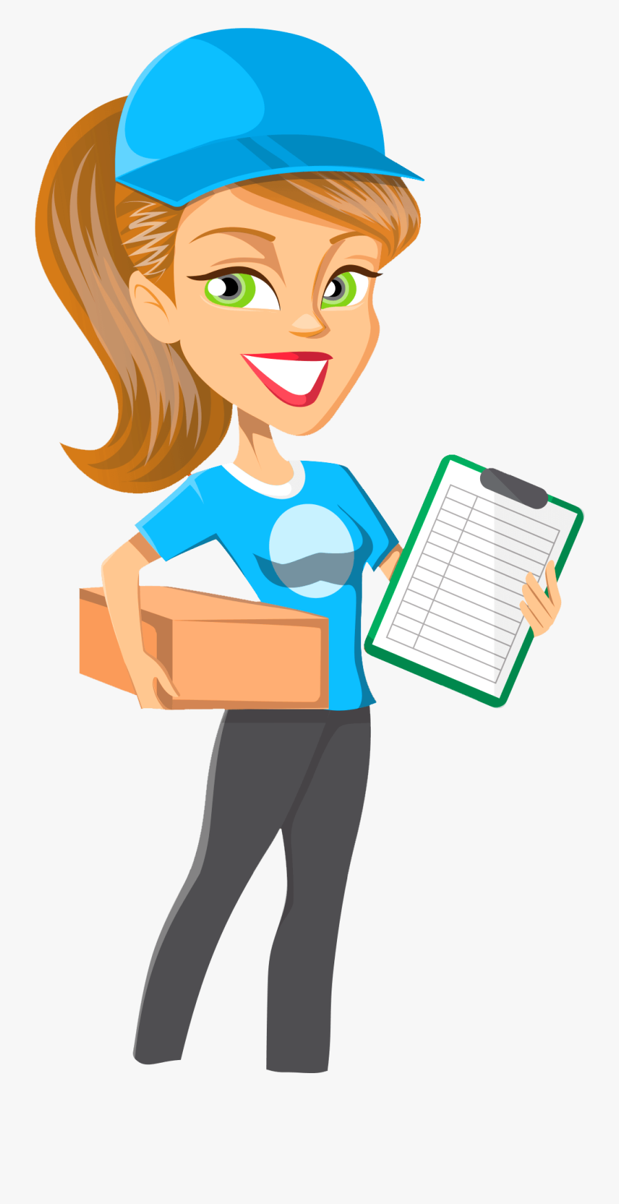 Secretary Png - Courier Png, Transparent Clipart