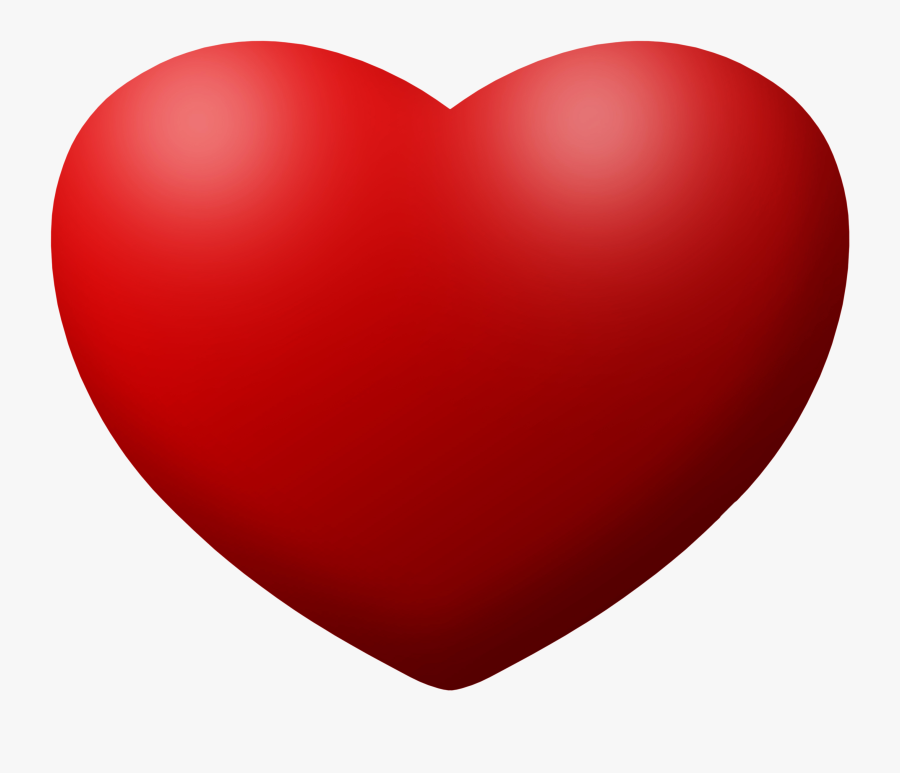 Red Shadow Heart Images Download - Heart Png, Transparent Clipart