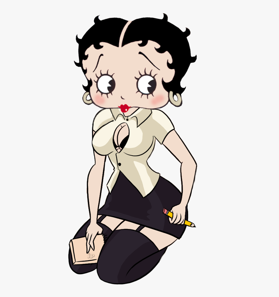 Betty Boop Ready To Take Notes - Life Betty Boop Quotes, Transparent Clipart