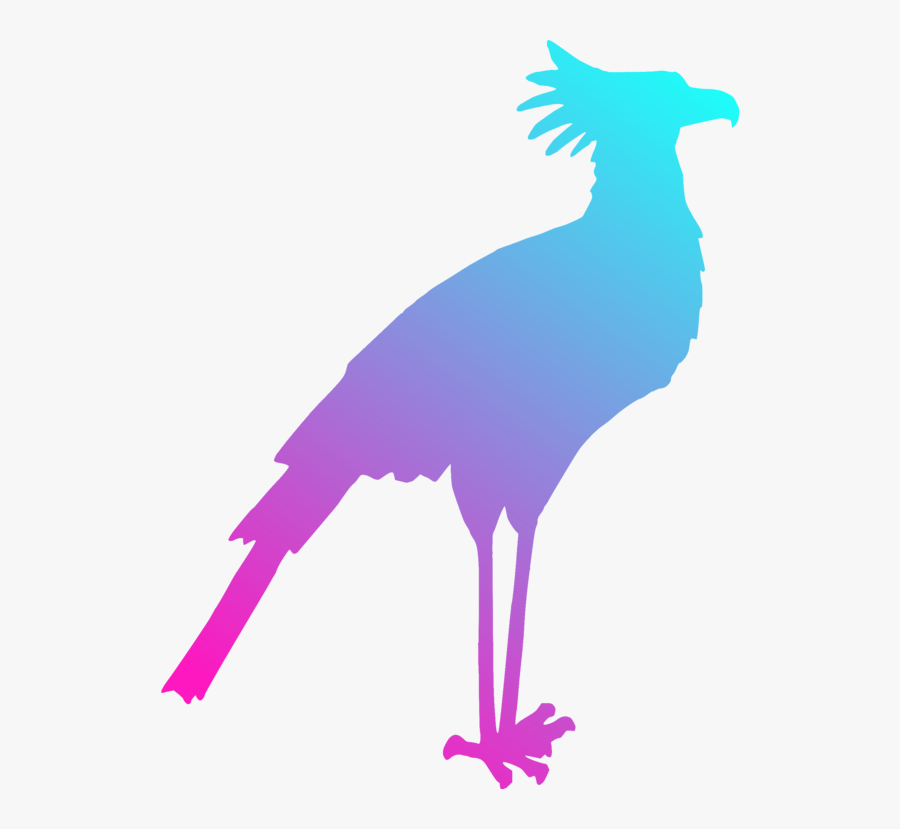 Wildlife,water Bird,purple - Clipart Bird Silhouette Color Pink, Transparent Clipart