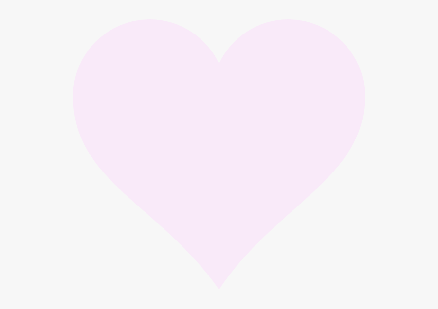 Light Pink Heart Clip Art At Clker - Heart, Transparent Clipart