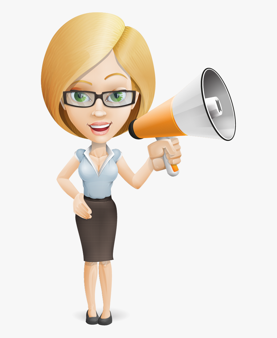 Cartoon Business Woman Png, Transparent Clipart