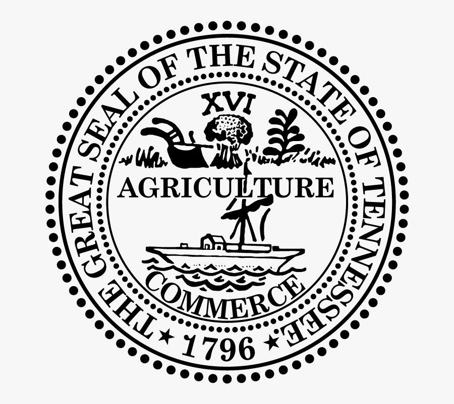State Seal - State Of Tn Seal, Transparent Clipart