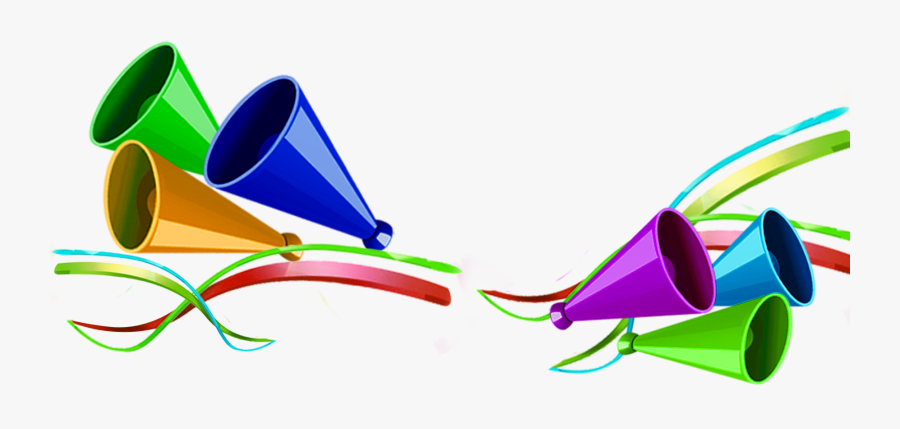 Cheerleading Clip Art Material - Cheerleading, Transparent Clipart