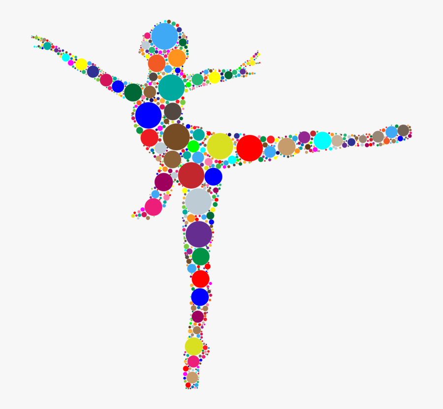 Pink,art,area - Dance Photo Colorful Png, Transparent Clipart