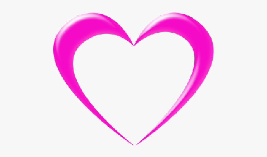 Heart Clipart Clipart Out Line - Love Heart Clipart Transparent, Transparent Clipart
