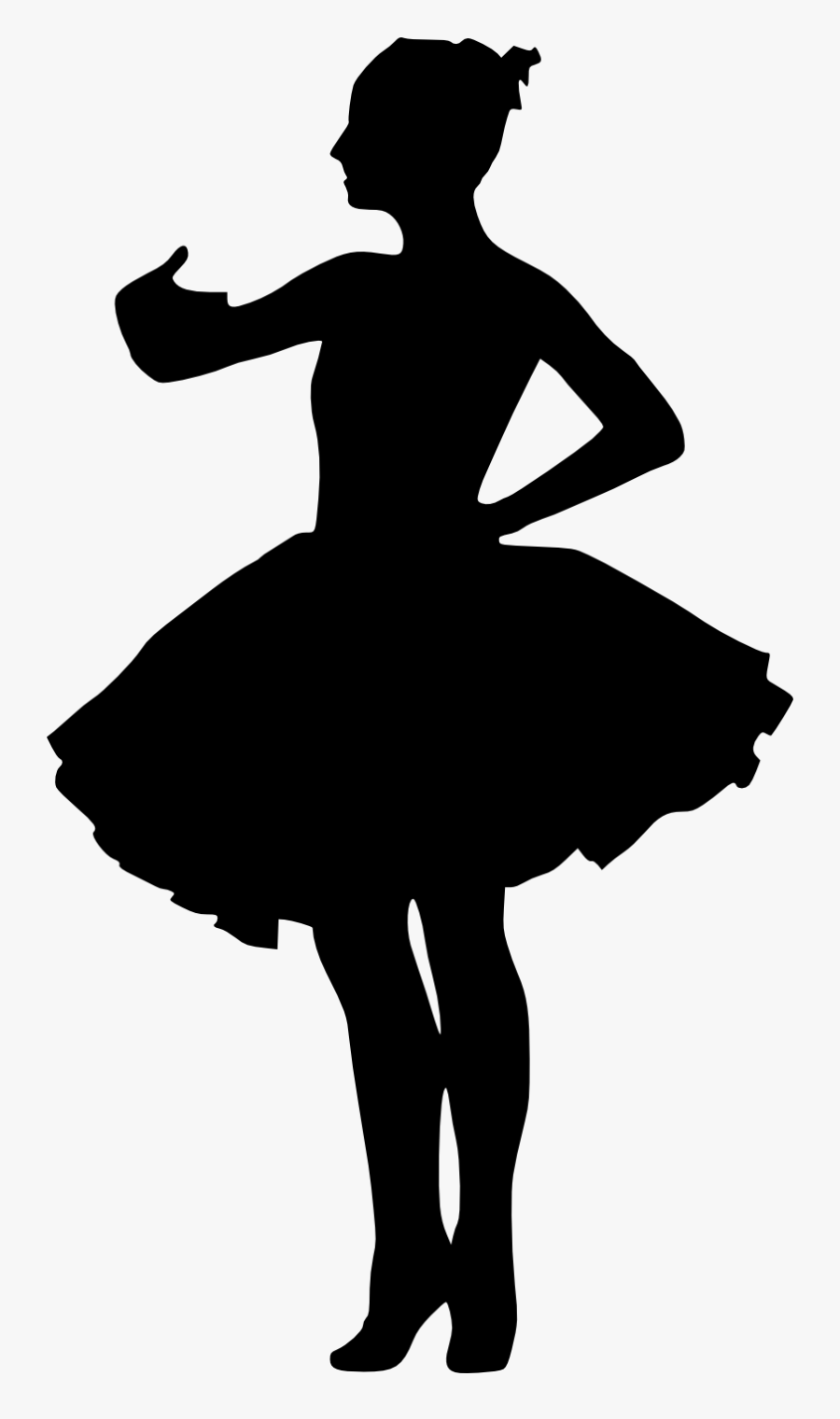 Silhouette,ballet Dancer,clip Art,ballet Tutu,dancer,black - Ballet Dance Silhouettes Transparent Background, Transparent Clipart