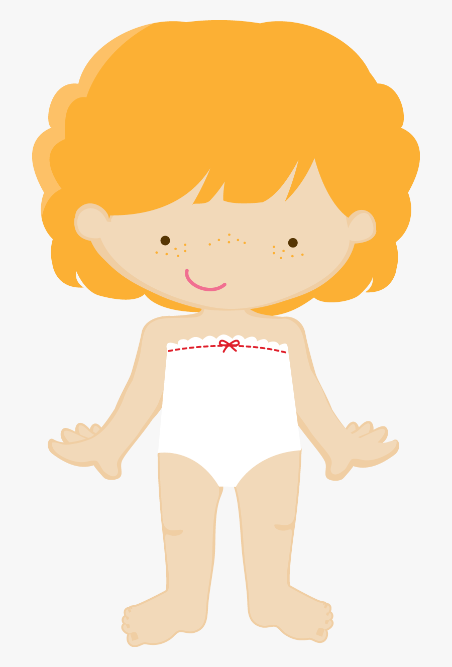 Transparent Baby Doll Png - Clipart Dress Up Dolls, Transparent Clipart