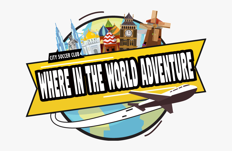 Where In The World Adventure Logo, Transparent Clipart