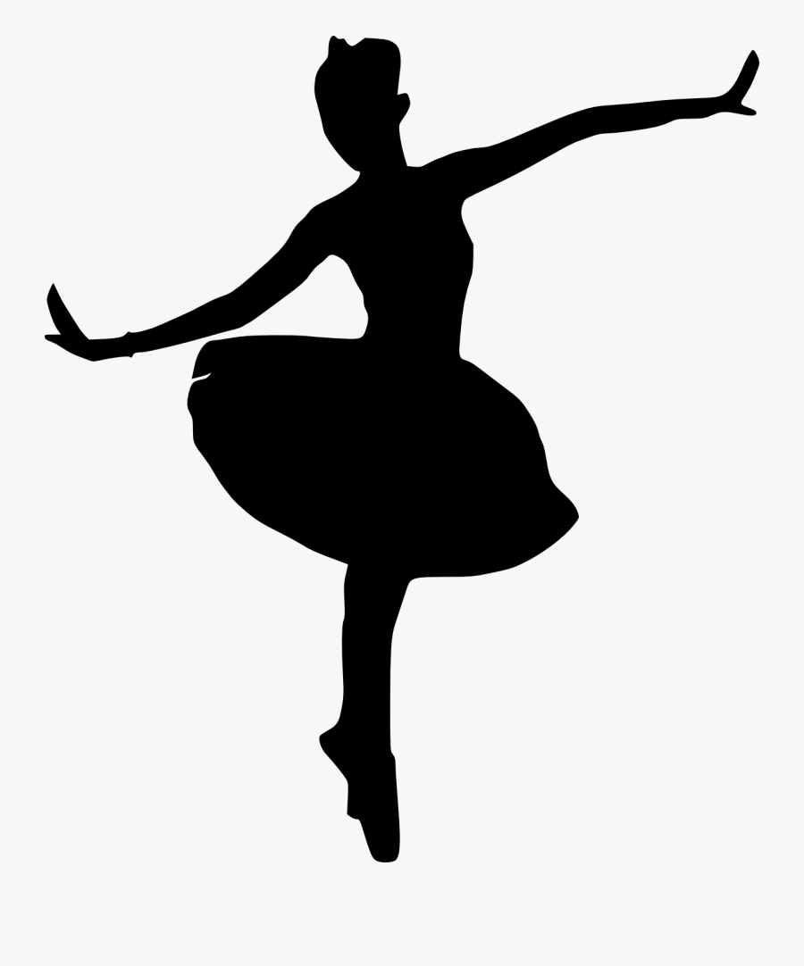 Ballet Dancer Silhouette Symbol Clip Art - Ballerina Silhouette No Background, Transparent Clipart