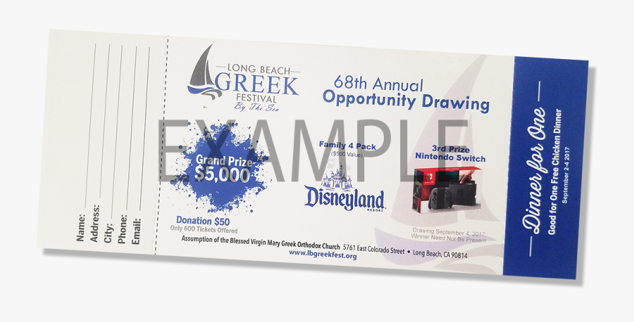 Raffle Clipart Plane Ticket - Banner, Transparent Clipart