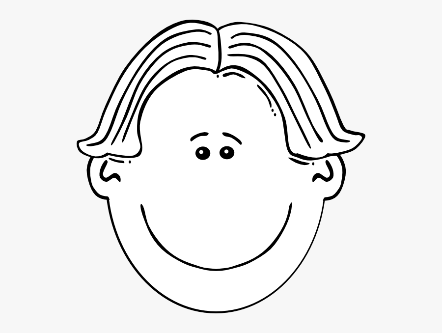 Face Black And White Clipart, Transparent Clipart
