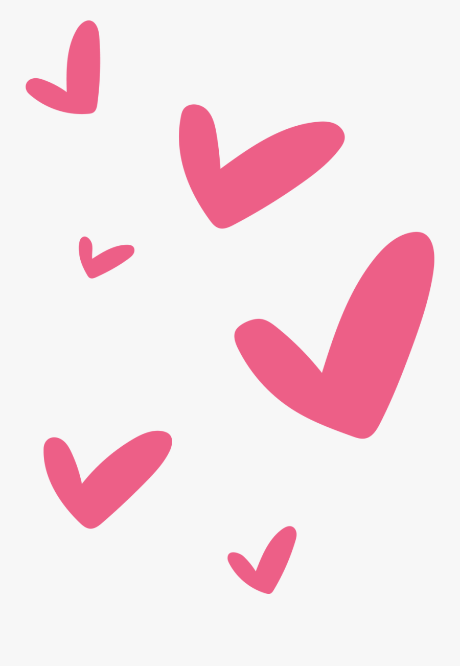 Hearts - Mini Pink Hearts Clipart, Transparent Clipart