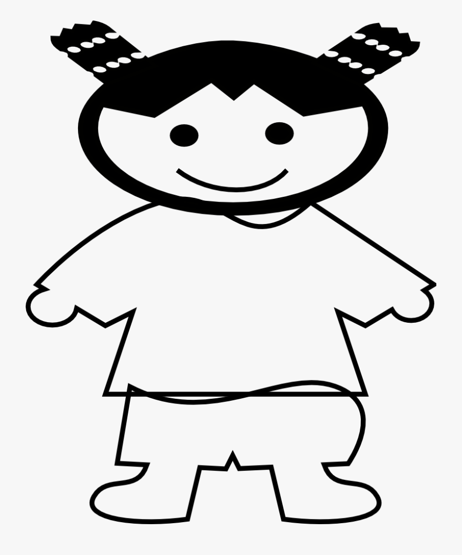 Computer Icons China Child Download Girl - Fat Kids Clipart Black And White, Transparent Clipart