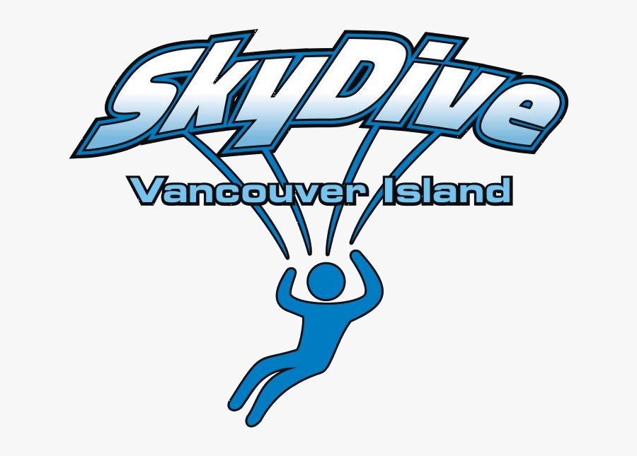 Skydive Vancouver Island Logo, Transparent Clipart