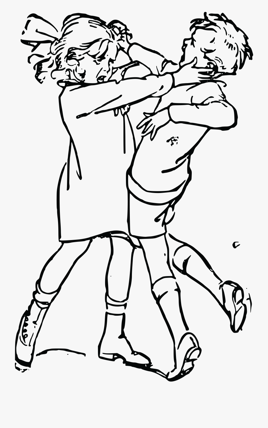 Free Clipart Of A Boy And Girl Fighting Girl And Boy Fighting Drawing Free Transparent Clipart Clipartkey