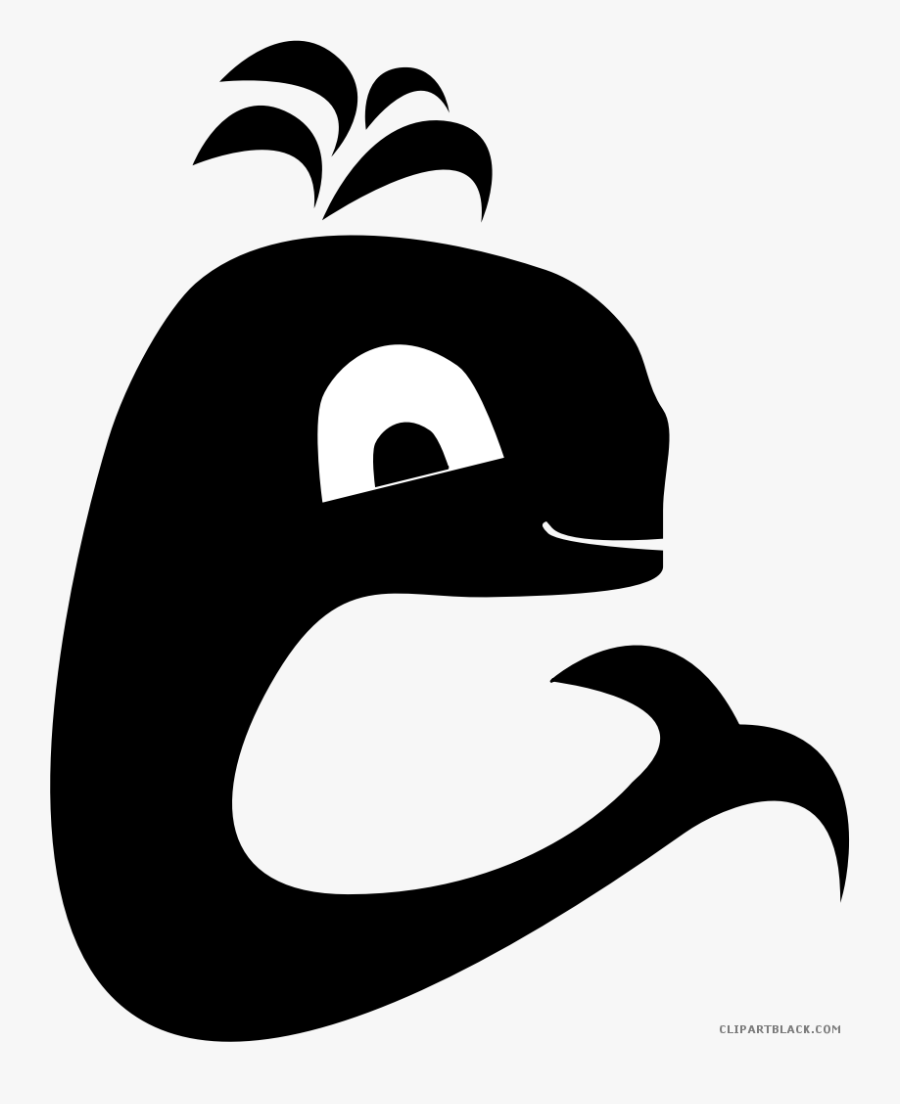 Silhouette,monochrome Photography,symbol - Negative And Positive Whale, Transparent Clipart