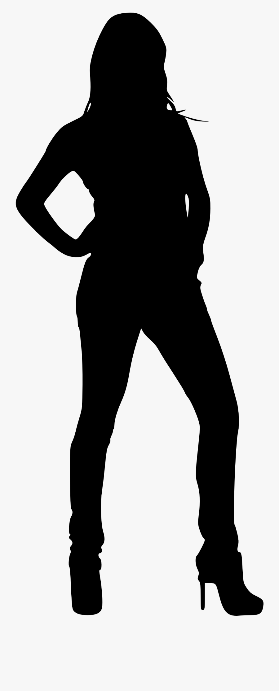 Silhouette Of A Woman Png, Transparent Clipart