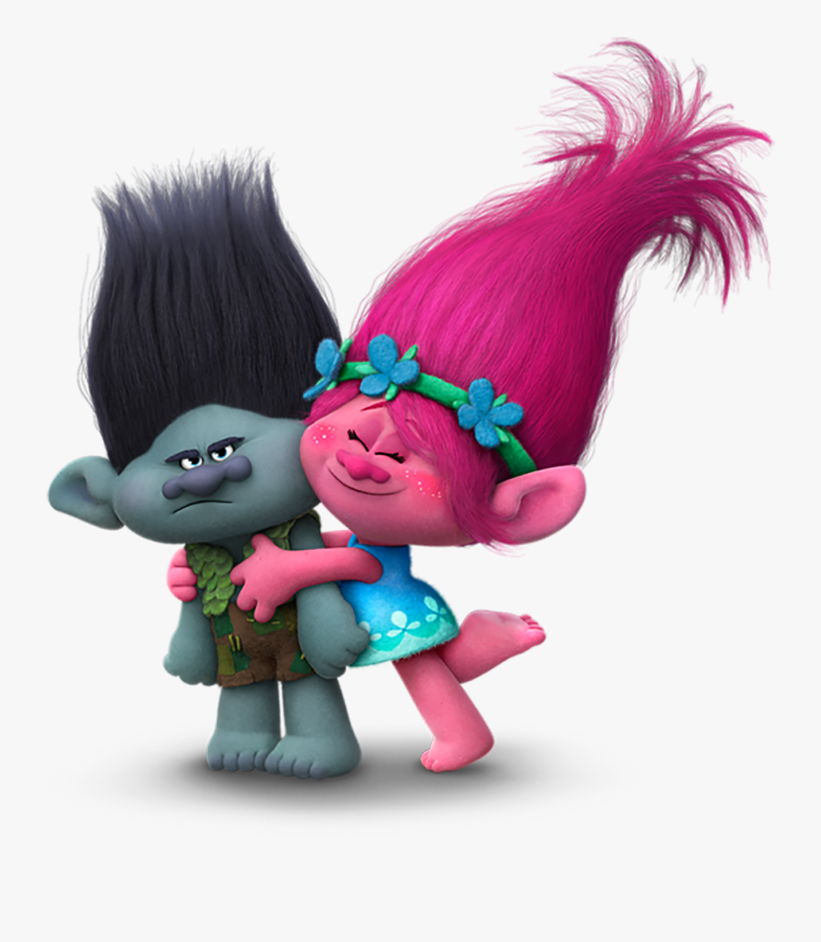 Branch And Poppy Transparent - Poppy And Branch Troll, Transparent Clipart