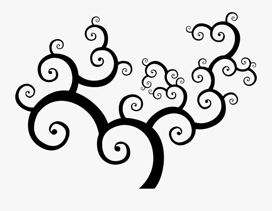 Bare Tree Silhouette Halloween Download - Flower Decoration Black And White, Transparent Clipart