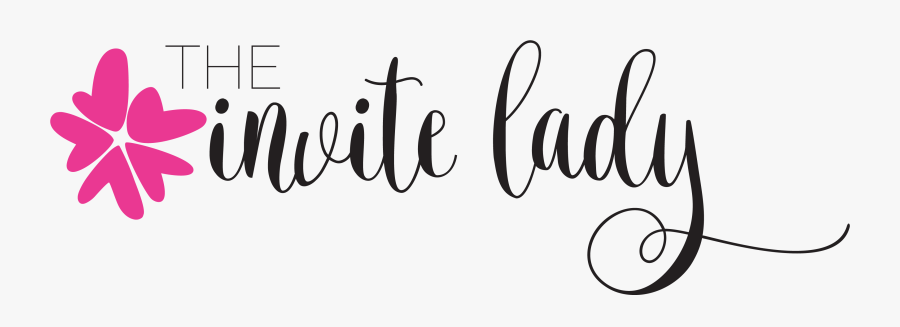 The Invite Lady - Calligraphy, Transparent Clipart
