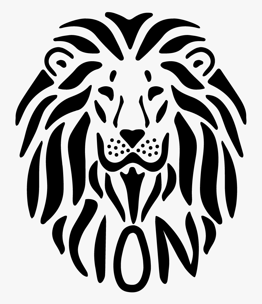 Clip Art Big Cat Rescue On - Lion Outline Transparent Background, Transparent Clipart