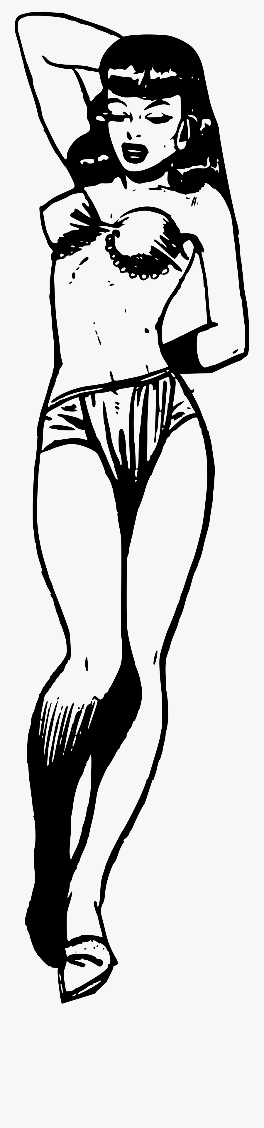 Clip Art Pin Up Clip - Pin Up Girl Svg, Transparent Clipart