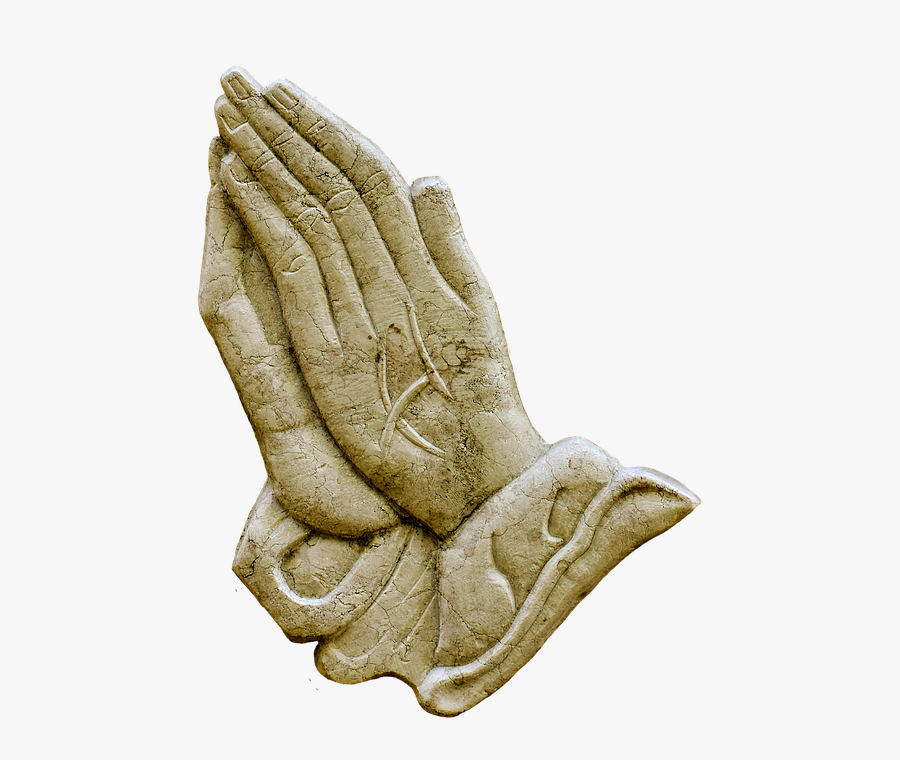 Gold Prayer Hands Png, Transparent Clipart